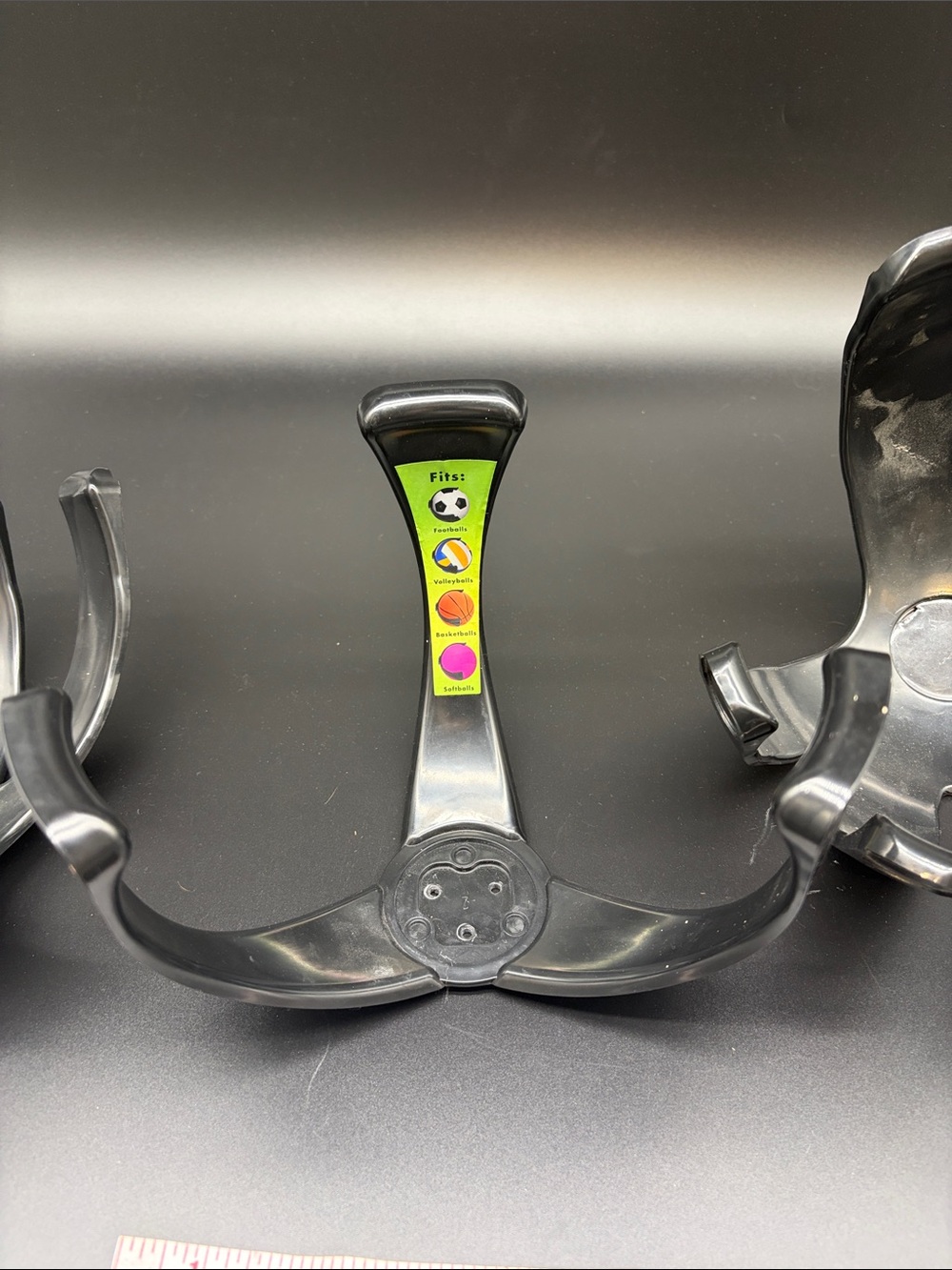 Black Sports Ball Mounts